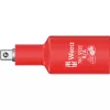 Wera 781 B/A VDE izoliuotas adapteris, 3/8 colio kvadratinė pavara į 1/4 colio šešiakampį, mechaninis fiksavimas 05024692001