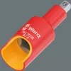 Wera 781 B/A VDE izoliuotas adapteris, 3/8 colio kvadratinė pavara į 1/4 colio šešiakampį, mechaninis fiksavimas 05024692001