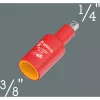 Wera 781 B/A VDE izoliuotas adapteris, 3/8 colio kvadratinė pavara į 1/4 colio šešiakampį, mechaninis fiksavimas 05024692001