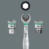 Wera 8100 SA 15 Zyklop reketas 1/4 inch su pasukama galvute ir Kraftform rankena 05005542001