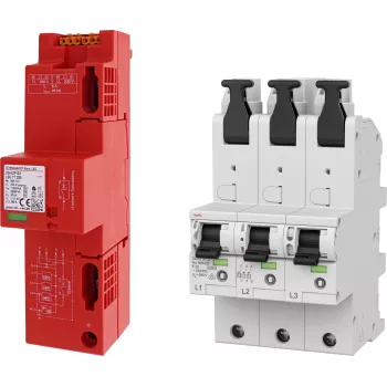DEHN SET 1 DSH ZP B2 LSG TT + 1X DSHU viršįtampių apsaugos rinkinys 909655