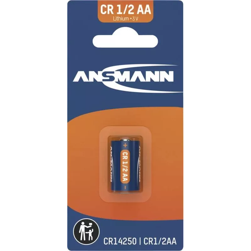 ANSMANN CR14250 1/2 AA ličio baterija 3V 900mAh (blisteris) 1516-0253