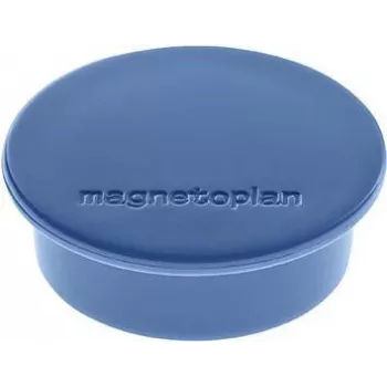 MAGNETOPLAN HOLTZ Discofix apvalus magnetas tamsiai mėlynas, ferito vientisas šerdis, 2,2 kg laikymo jėga, 10 vienetų (1662014)