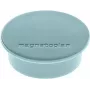 MAGNETOPLAN HOLTZ Discofix apvalus magnetas, mėlynas, pilno kerno feritas, laikymo jėga 2,2 kg, 10 vnt. paketas (1662003)
