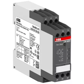 ABB CM-MSS.41S termistoriaus variklio apsaugos relė, 24-240 V AC/DC, 0,5-10 A, 1 C/O 1SVR730712R1200