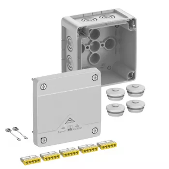 Spelsberg Abox Pro 040-2.5² IP66 5 polių paskirstymo dėžė, pilka 40243001