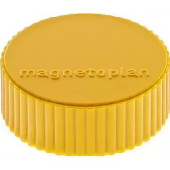 MAGNETOPLAN HOLTZ magnetoplan Discofix apvalus magnetas Magnum, geltonas, vientisas ferito branduolys, laikymo jėga: apie 2,0 kg (1660002)