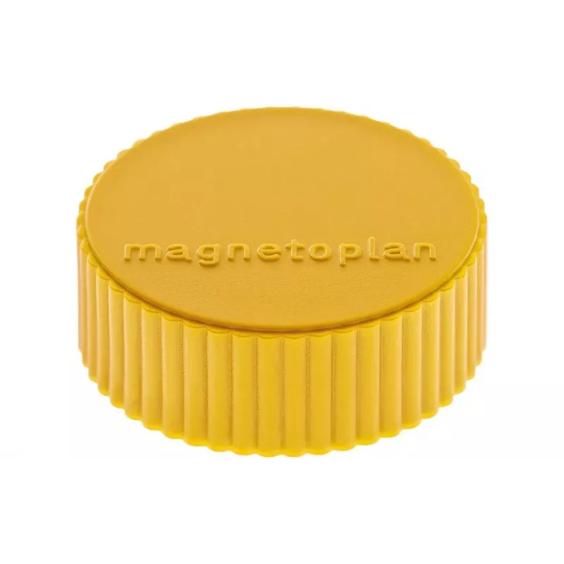 MAGNETOPLAN HOLTZ magnetoplan Discofix apvalus magnetas Magnum, geltonas, vientisas ferito branduolys, laikymo jėga: apie 2,0 kg (1660002)