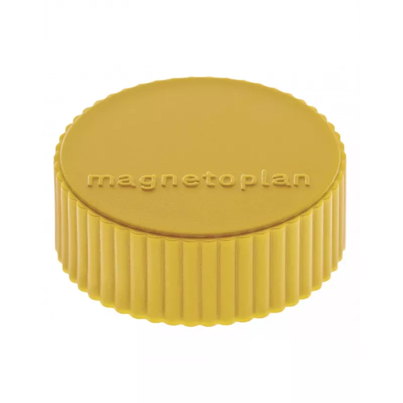 MAGNETOPLAN HOLTZ magnetoplan Discofix apvalus magnetas Magnum, geltonas, vientisas ferito branduolys, laikymo jėga: apie 2,0 kg (1660002)