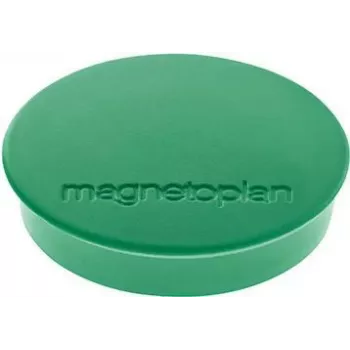 Magnetoplan Discofix apvalus magnetas Standard, žalias su vientiso branduolio feritu, laikymo jėga apie 0,7 kg (1664205)