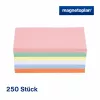 MAGNETOPLAN HOLTZ komunikacijos kortelės stačiakampės 200 x 100 mm įvairių spalvų (rožinė, žalia, geltona, balta, mėlyna, oranžinė) - 250 kortelių 112501510