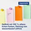 MAGNETOPLAN HOLTZ komunikacijos kortelės stačiakampės 200 x 100 mm įvairių spalvų (rožinė, žalia, geltona, balta, mėlyna, oranžinė) - 250 kortelių 112501510