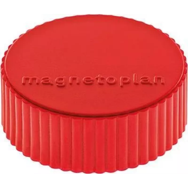 MAGNETOPLAN HOLTZ Discofix apvalus magnetas Magnum, raudonas, ferito šerdis, 2,0 kg laikymo jėga 1660006