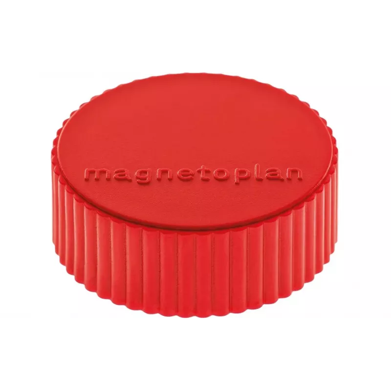 MAGNETOPLAN HOLTZ Discofix apvalus magnetas Magnum, raudonas, ferito šerdis, 2,0 kg laikymo jėga 1660006