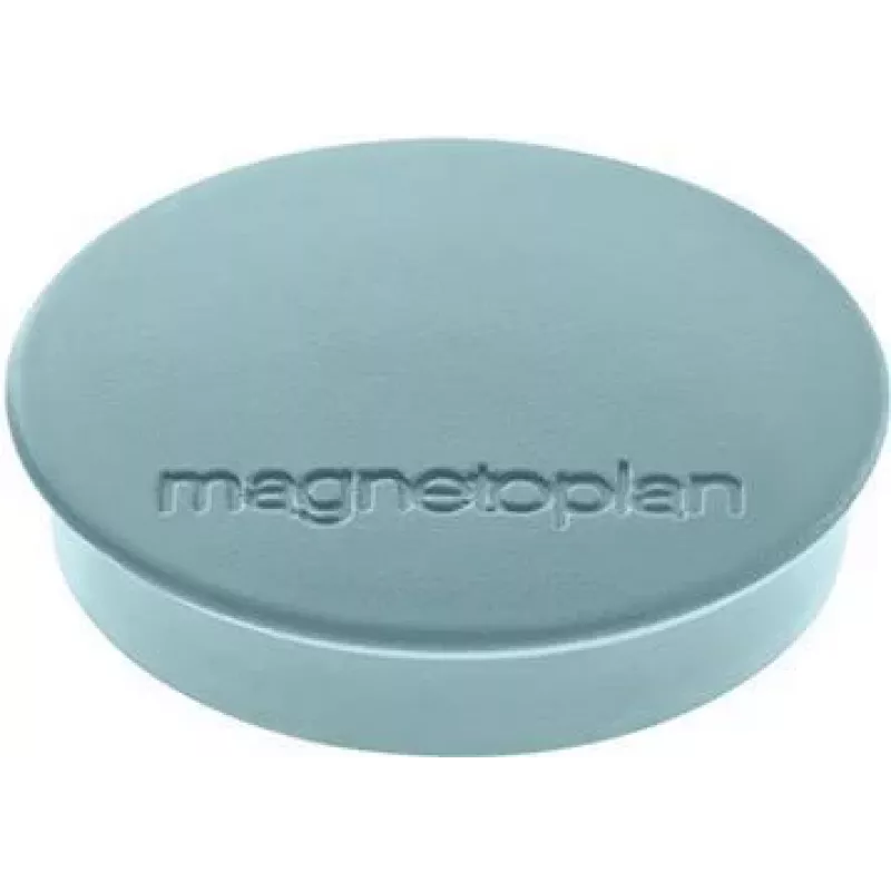 MAGNETOPLAN HOLTZ Discofix apvalus magnetas Standard Blue, vientisa ferito šerdis, 0,7 kg laikymo jėga, 24 mm skersmuo, 8 mm aukštis (1664203)