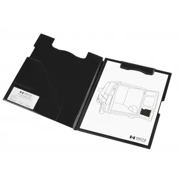 MAGNETOPLAN HOLTZ magnetoplan magnetinė rašymo lenta su segtuku, juoda, su magnetiniu lankstymo mechanizmu, tvirtinama prie magnetinių paviršių – 1 vnt. (1131612)