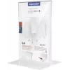 MAGNETOPLAN HOLTZ akrilinis stalinis stendas DIN A3 portretinė orientacija, skaidrus, dvipusis, 297 x 420 mm (43115)