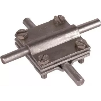 DEHN 314310 kryžminė jungtis su tarpine plokštele, plienas, karštai cinkuota