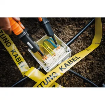 SPELSBERG Abox Pro XT SL-6² jungiamųjų dėžių dėžė, IP68, maks. laidas 6 mm², 5 polių, pilka 40646001