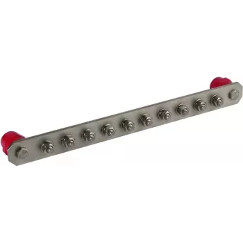 DEHN PAS I 10AP M10 V2A potencialų išlyginimo šyna 435 mm, nerūdijantis plienas, 472219