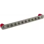 DEHN PAS I 10AP M10 V2A potencialų išlyginimo šyna 435 mm, nerūdijantis plienas, 472219