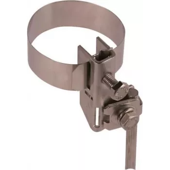DEHN BRS 27.89 AK1X10 2X6.8 V2A nerūdijančio plieno vamzdžio spaustukas apsaugai nuo žaibo 540103