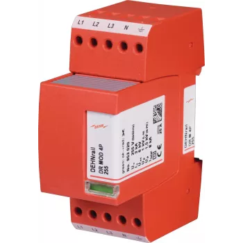 DEHNrail DR M 4P 255 2 tipo viršįtampių ribotuvas, 4 polių, 255V, 953400