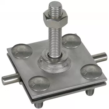 DEHN jungiamoji spaustukas V4A apvaliems 7-10 mm / plokštiems 30-40 mm 478149