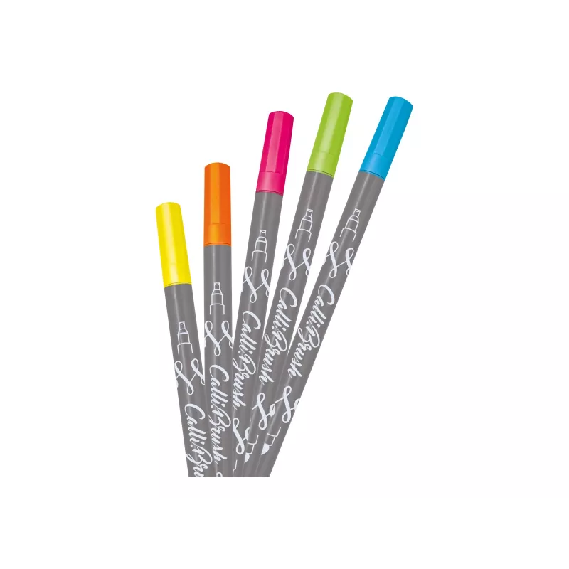 ONLINE USV 5 ONLINE Calli.Brush Double Neon Brush-Pens Assorted Colours (19078)