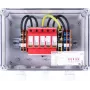 DEHN DCU 2 YPV 1100 2M 1S 2 tipo viršįtampių apsaugos įtaisas fotovoltinėms sistemoms, 2 MPPT, 1 eilutė vienam MPPT, 1100 V DC, IP65 korpusas 900921