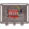 DEHN DCU 2 YPV 1100 2M 1S 2 tipo viršįtampių apsaugos įtaisas fotovoltinėms sistemoms, 2 MPPT, 1 eilutė vienam MPPT, 1100 V DC, IP65 korpusas 900921