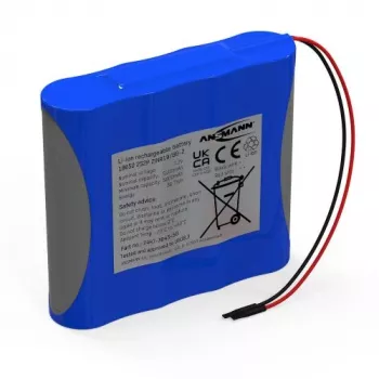 Ansmann ličio jonų baterijų paketas 2S2P 7,2V 5100mAh 4x 18650 su kabeliu ir BMS