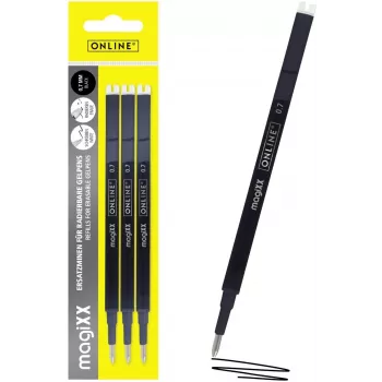 ONLINE magiXX gelinis tušinukas, juodas 0,7 mm, 3 vnt. 40161/3