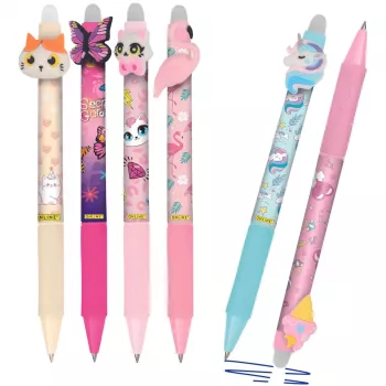 ONLINE magiXX Fun Gel Pens Girls 0,7 mm mėlyni, 6 vnt. paketas (70129)