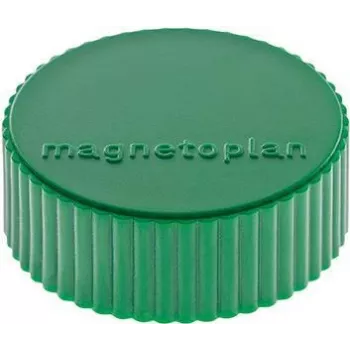 MAGNETOPLAN HOLTZ Discofix apvalus magnetas Magnum, žalias, pilno kerno feritas, laikymo jėga 2,0 kg 1660005