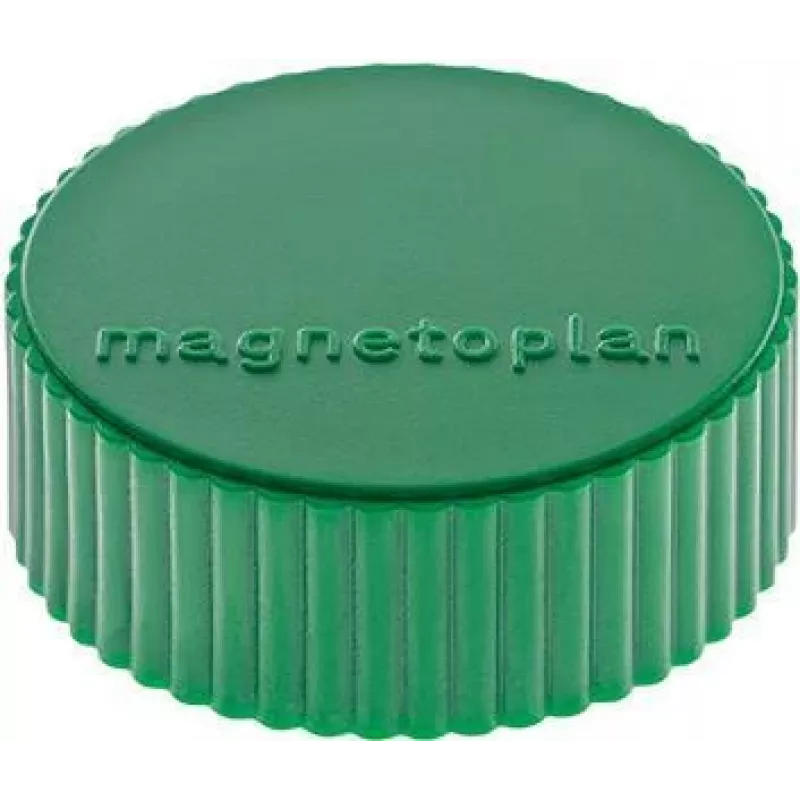 MAGNETOPLAN HOLTZ Discofix apvalus magnetas Magnum, žalias, pilno kerno feritas, laikymo jėga 2,0 kg 1660005