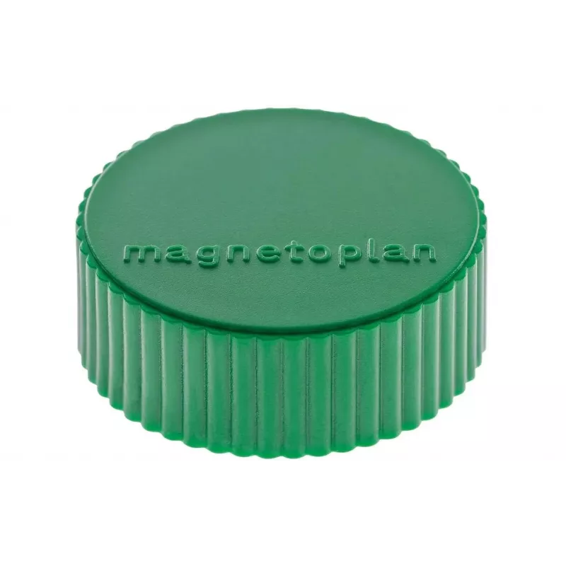 MAGNETOPLAN HOLTZ Discofix apvalus magnetas Magnum, žalias, pilno kerno feritas, laikymo jėga 2,0 kg 1660005