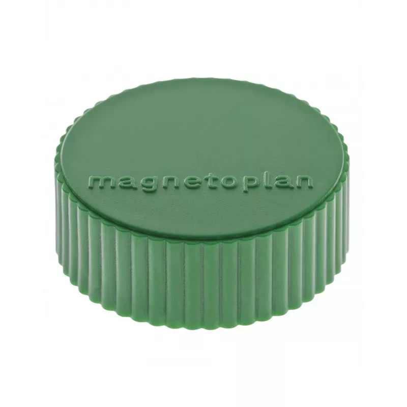 MAGNETOPLAN HOLTZ Discofix apvalus magnetas Magnum, žalias, pilno kerno feritas, laikymo jėga 2,0 kg 1660005