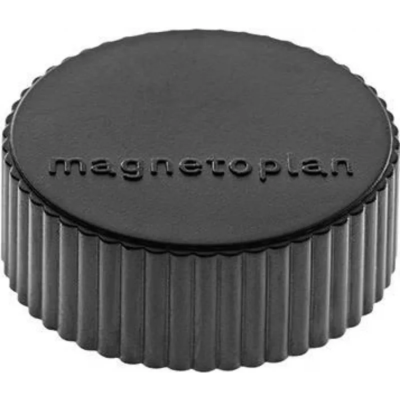 magnetoplan Discofix apvalus magnetas magnum, juodas su pilno branduolio feritu, laikymo jėga apie 2,0 kg (1660012)