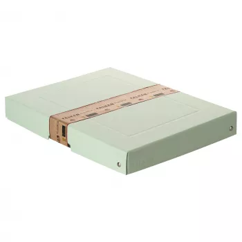 FALKEN PURE dokumentų laikymo dėžė 500 lapų, pastelinė žalia, 24,0 x 32,0 x 4,0 cm, 1 vnt. (22001904000F)