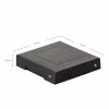FALKEN PURE saugojimo dėžutė 120x120 mm, 310 lapų, juoda 22001736000F