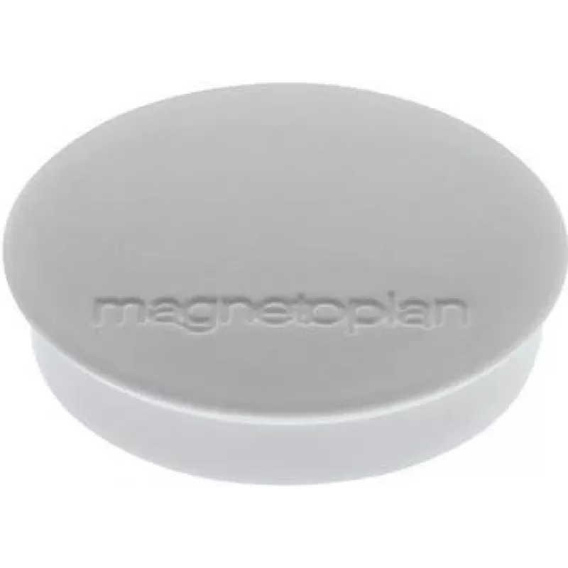 Magnetoplan Discofix apvalus magnetas Standard pilno ferito šerdis, pilkas, 0,7 kg laikymo jėga, 1664201
