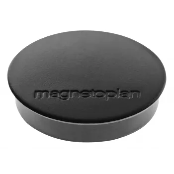 MAGNETOPLAN HOLTZ Discofix apvalus magnetas Standard juodas, ferito šerdis, 0,7 kg laikymo jėga, 30 mm, 10 vnt. pakuotė 1664212