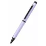 ONLINE Schreibgeräte Hexagon Stylus tušinukas, violetinės spalvos, su mėlynu rašalu ir integruotu liečiamuoju antgaliu 21033/3D