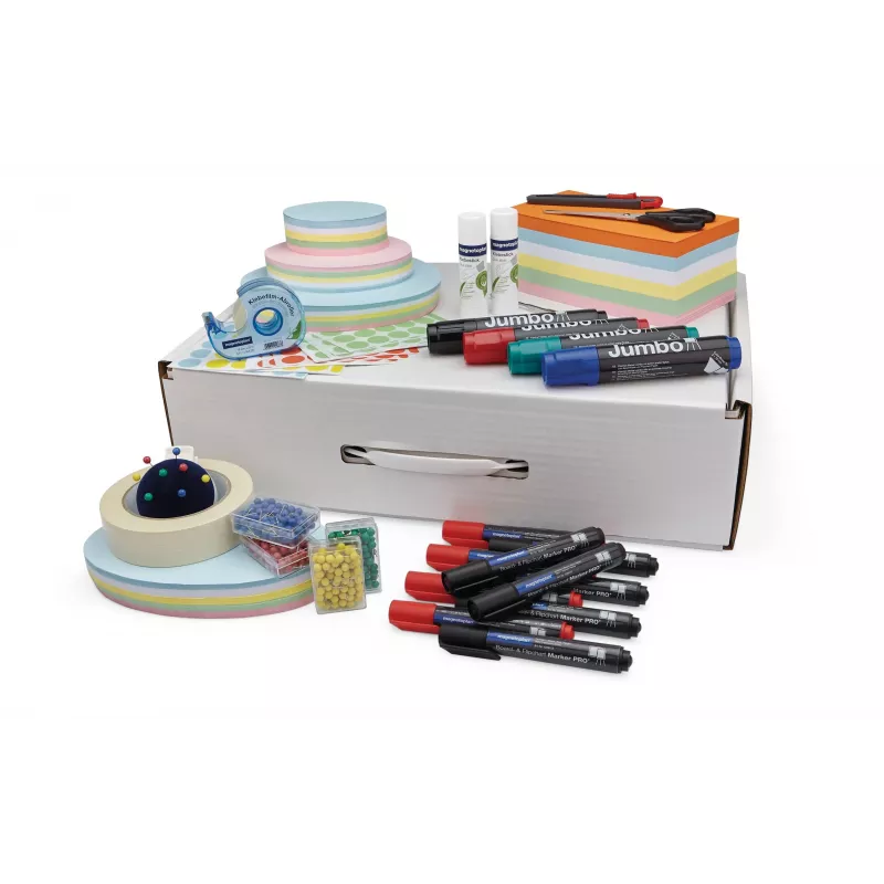 MAGNETOPLAN HOLTZ Trainer Basic Set, kartoninė dėžė su 2 800 dalių, identiškas moderavimo krepšiui 11115 (11000)