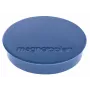 MAGNETOPLAN HOLTZ Discofix apvalus magnetas Standard, tamsiai mėlynas, pilnojo šerdies feritas, 0,7 kg laikymo jėga, 10 vienetų (1664214)