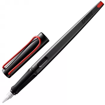 LAMY joy 015 plunksnakotis, platus (B) smaigalys, juodas/raudonas, 1206810