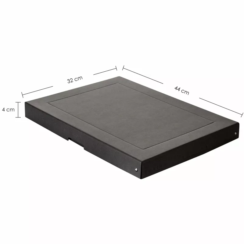 FALKEN PURE dokumentų saugojimo dėžė 500 lapų juoda 32,0 x 44,0 x 4,0 cm 22001680000F