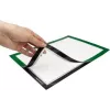 MAGNETOPLAN HOLTZ magnetofix informacinis rėmelis DIN A4, žalias, atverčiamas dvipusis, lipnus 1131905