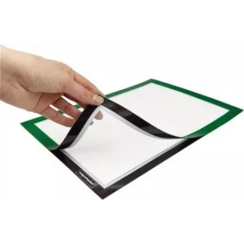 MAGNETOPLAN HOLTZ magnetofix informacinis rėmelis DIN A4, žalias, atverčiamas dvipusis, lipnus 1131905